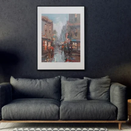 Sabatier - Atardecer frío 20x25 oscuro