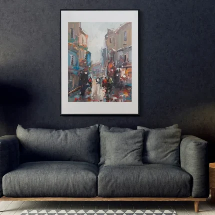 Sabatier - En las calles de invierno 20x25 oscuro