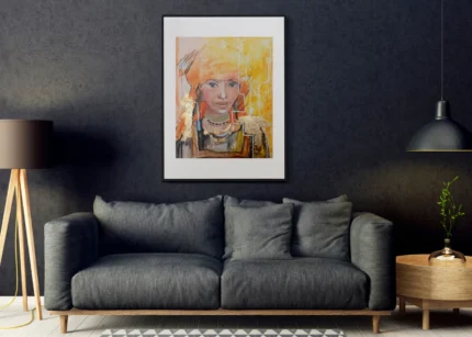 Anjela U. Lobos - Dorada 80x100 oscuro