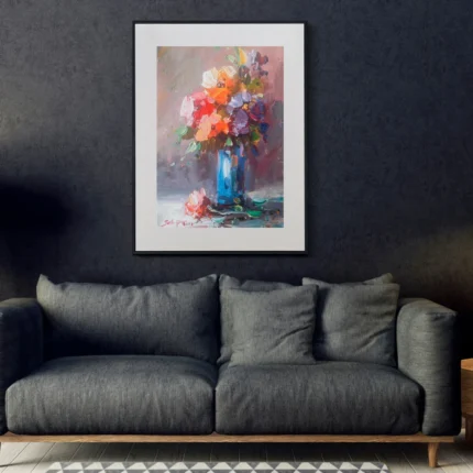 Sabatier - Floral 1 20x30 oscuro