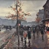 Sabatier - atardecer de invierno 65x160