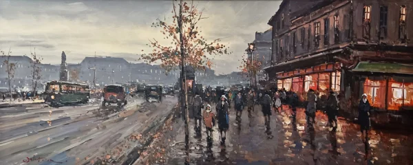 Sabatier - atardecer de invierno 65x160