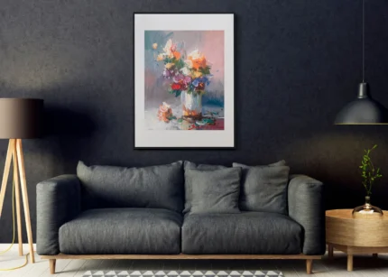 Sabatier - colores florales 2 20x25 oscuro