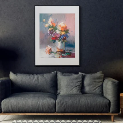 Sabatier - colores florales 2 20x25 oscuro