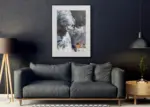 Cata Rebolledo - monocromo y amarillo 50x70 oscuro