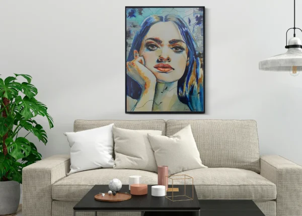 Anjela U. Lobos - Mujer 70x100 claro