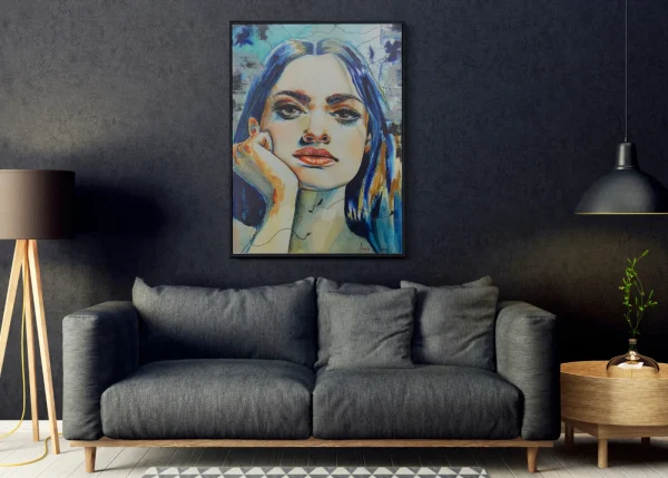 Anjela U. Lobos - Mujer 70x100 oscuro