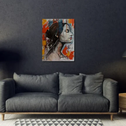 Anjela U. Lobos - Perfil de colores 50x70 oscuro