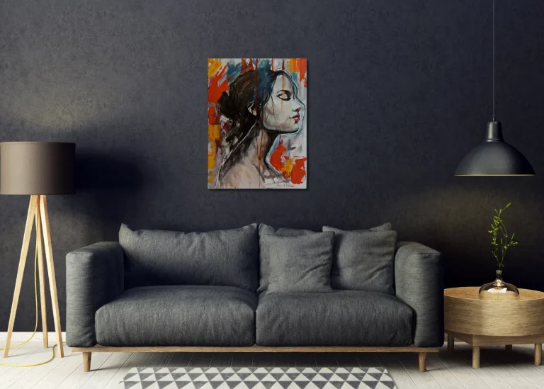 La galería ambulante Anjela U. Lobos Perfil de colores 50x70 oscuro Anjela U. Lobos - Perfil de colores 50x70 oscuro