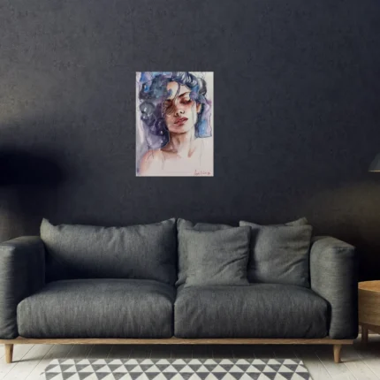 Anjela U. Lobos - Suspiro violeta 40x50 oscuro