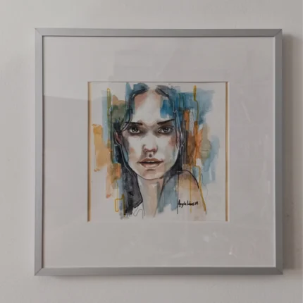 Anjela U. Lobos - mirada de mujer 30x30