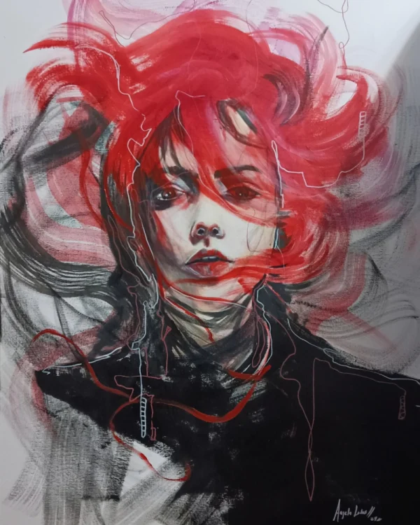Anjela U. Lobos - ímpetu 50x70 cm
