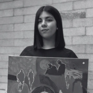 La galería ambulante Paula Yanez Retrato de Paula Yáñez