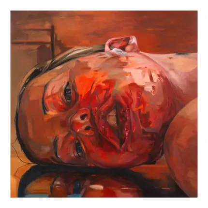 Karla Angélica - reproducción de "Reverse" de Jenny Saville