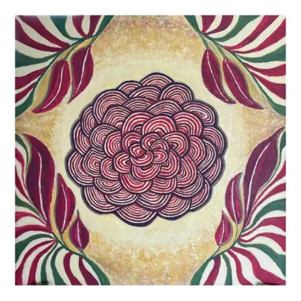 María Teresa Torrealba Verdugo - Flor abstracta imaginaria